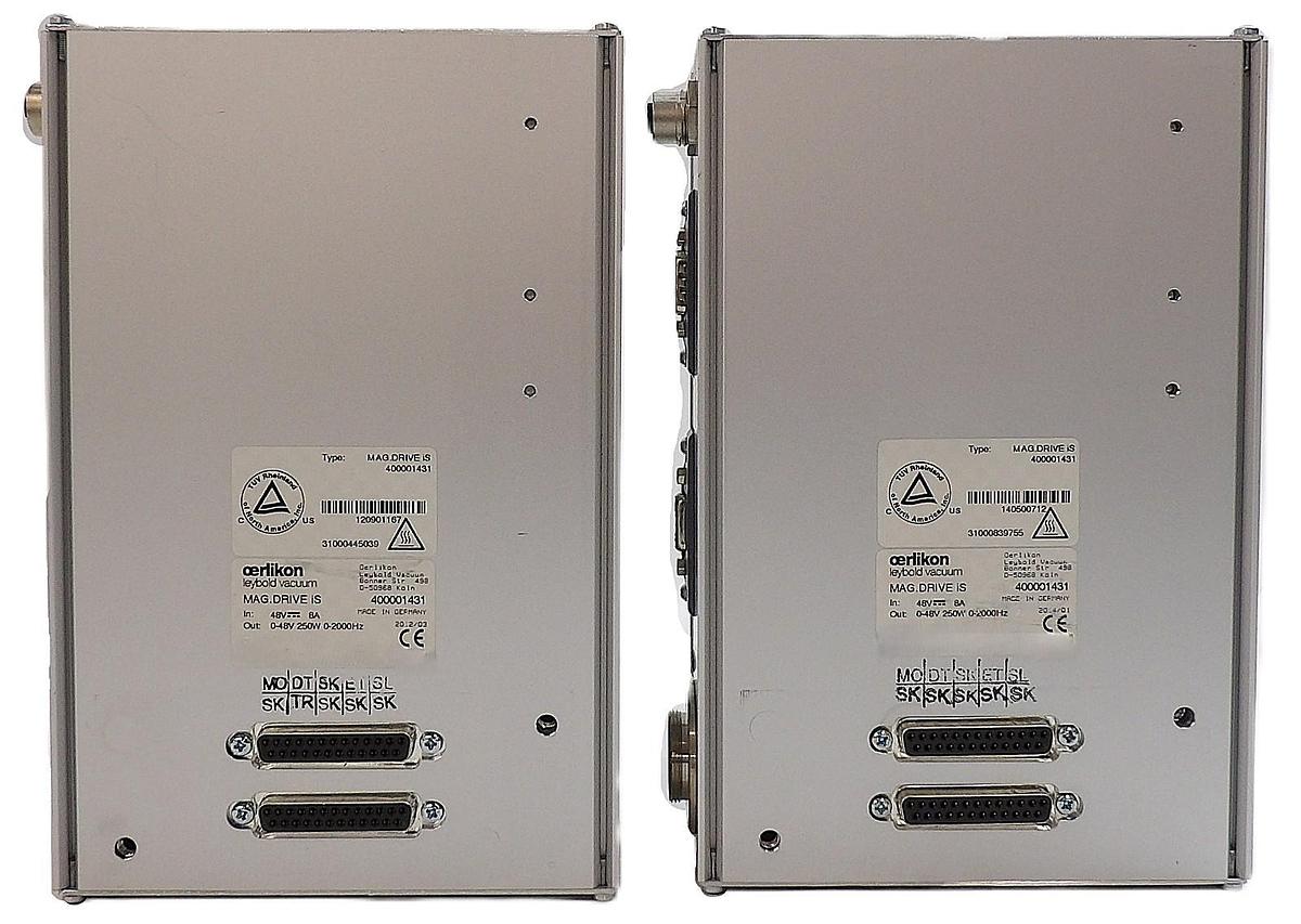 Used MAG.DRIVE iS Leybold 400001431 Turbo Pump Controller Reseller Lot of 2 Working