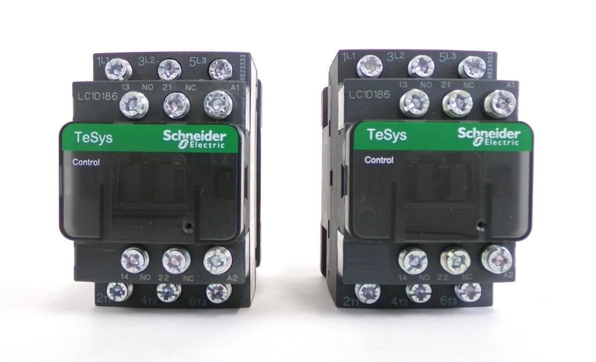 Schneider Electric LC1D186B7 Contactor LC1D TeSys Deca Reseller Lot of 5 New