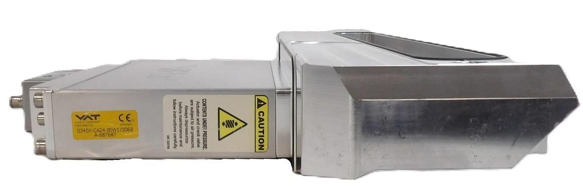 Used VAT 0340X-CA24-BIW1 300mm Pneumatic Chamber Slit Valve Working
