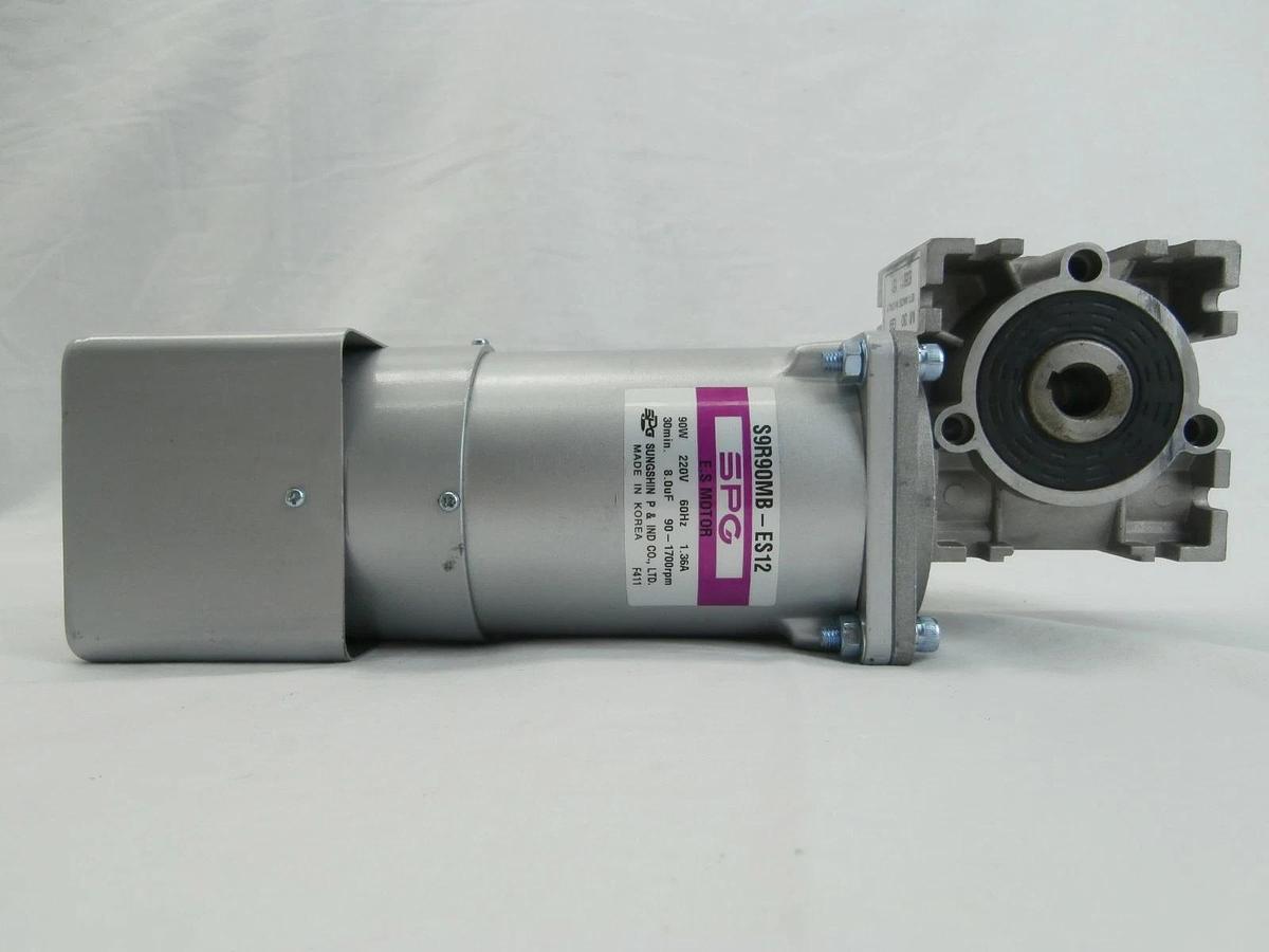 Used SPG S9R90MB-ES12 E.S Motor with Siti Gear Head MI 30 G9 Used Working
