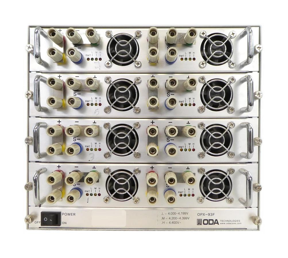 Used ODA Technologies OPX-93F8 4-Channel Adjustable Power Supply Stack Surplus