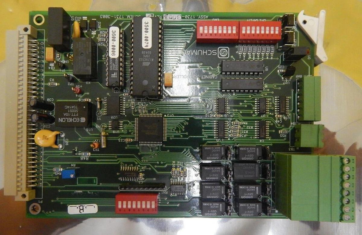 Used Schumacher 1730-3003 Cabinet Controller PCB Card 1731-3003 Working