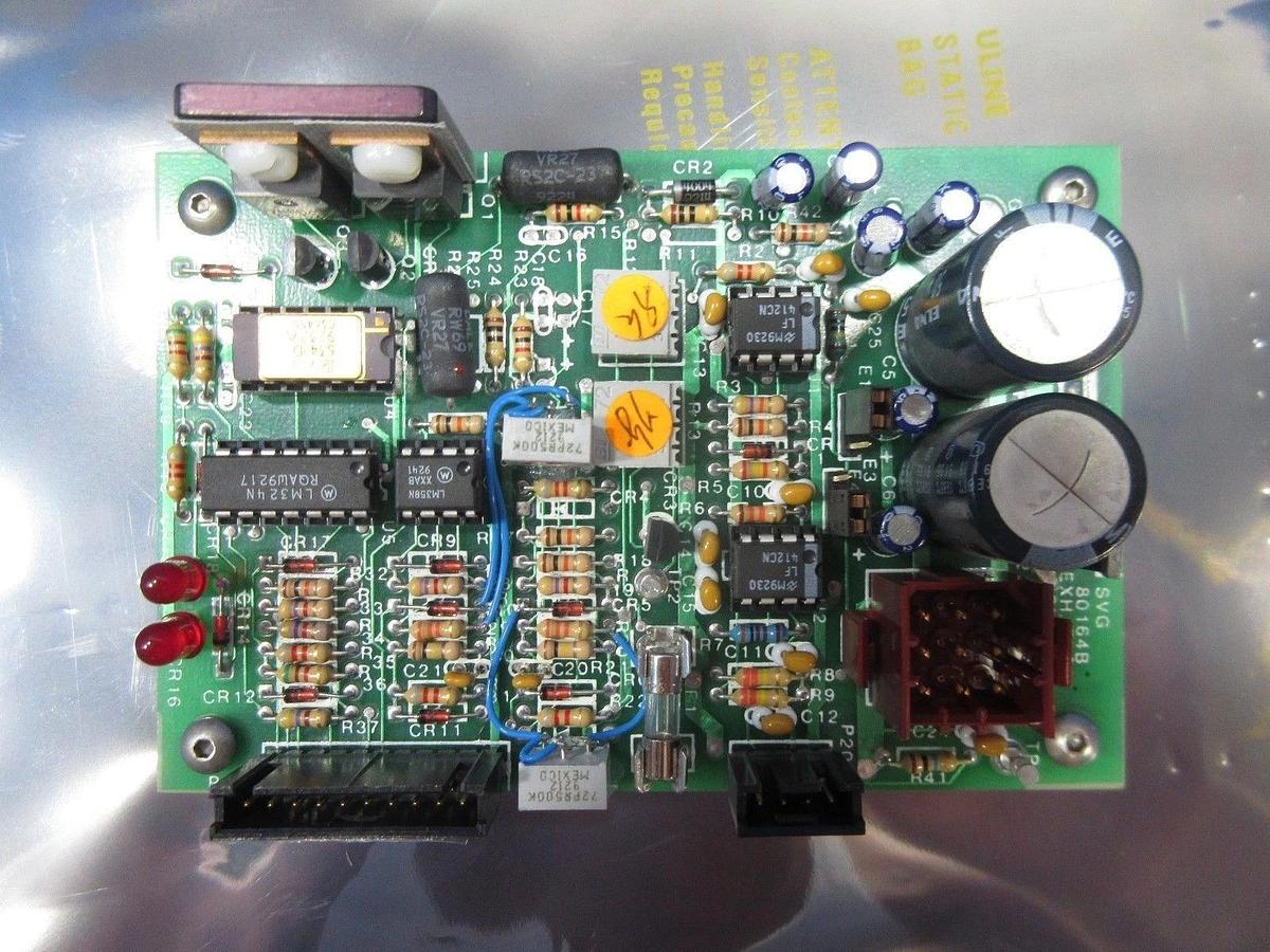 Used SVG Silicon Valley Group 80164B EXH FLOW CNTRL Board PCB 90S Used Working