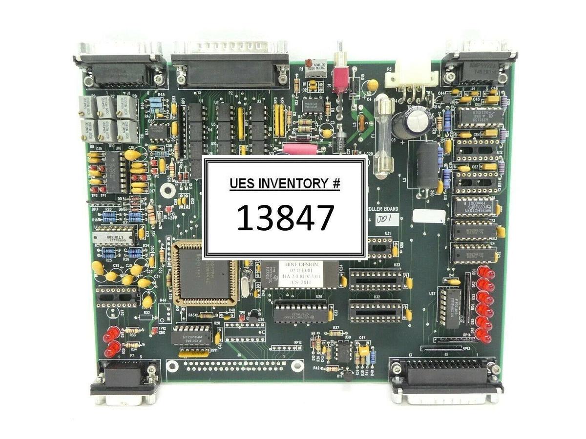 Used Hine Design 02423-001 Ha 2.0 Arm Control Board PCB GaSonics 06764-001 A-2000LL