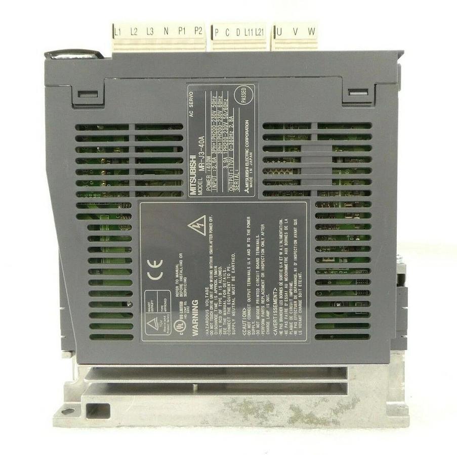 Used Mitsubishi Electric MR-J3-40A AC Servo Driver MELSERVO AMAT Working Surplus