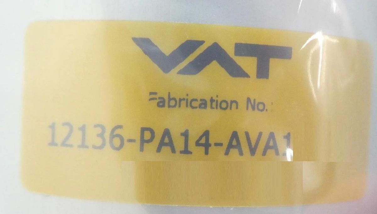 VAT 12136-PA14-AVA1 Vacuum Gate Valve Series 121 New Surplus