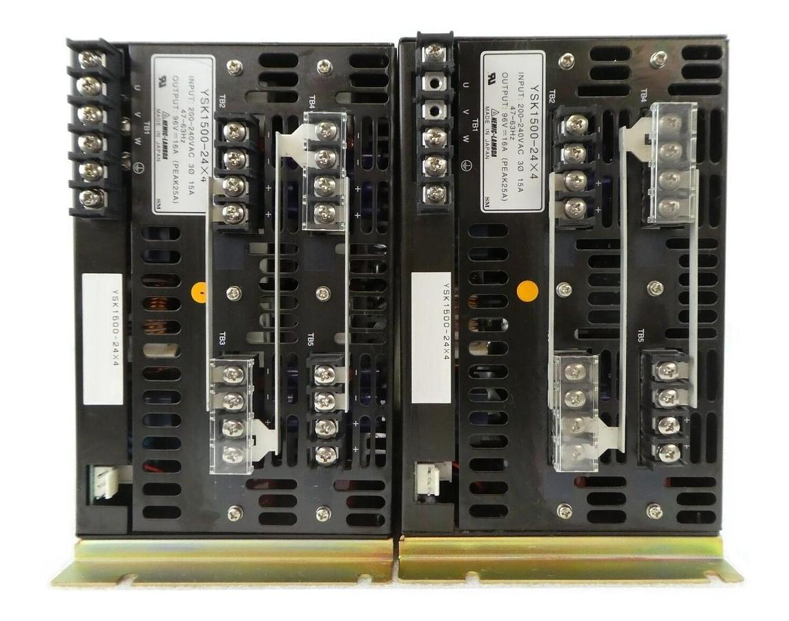 Used Nemic-Lambda YSK1500-24X4 Nikon NSR Series Reseller Lot of 2 Working Surplus