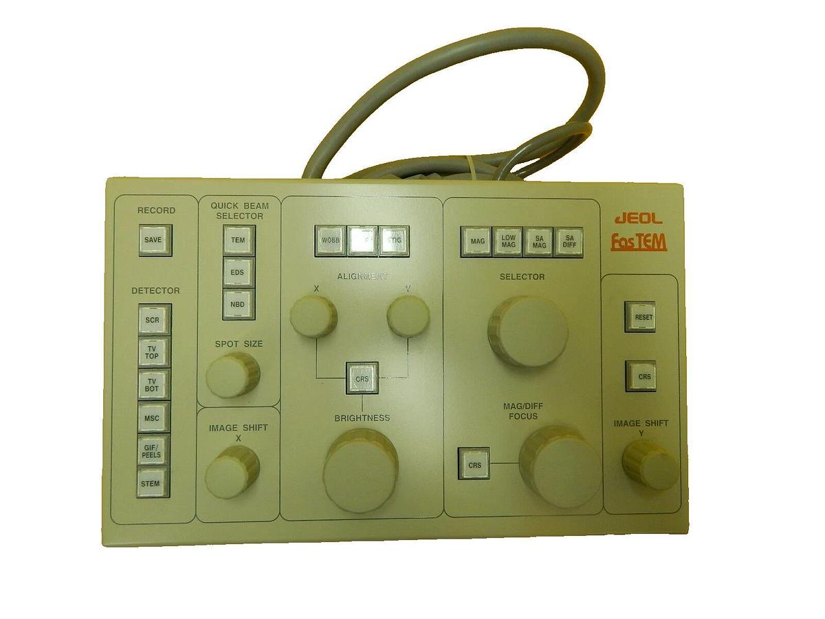 Used JEOL EM-07130 Microscope Controller fasTEM Panel TEM JEM-2010F Working