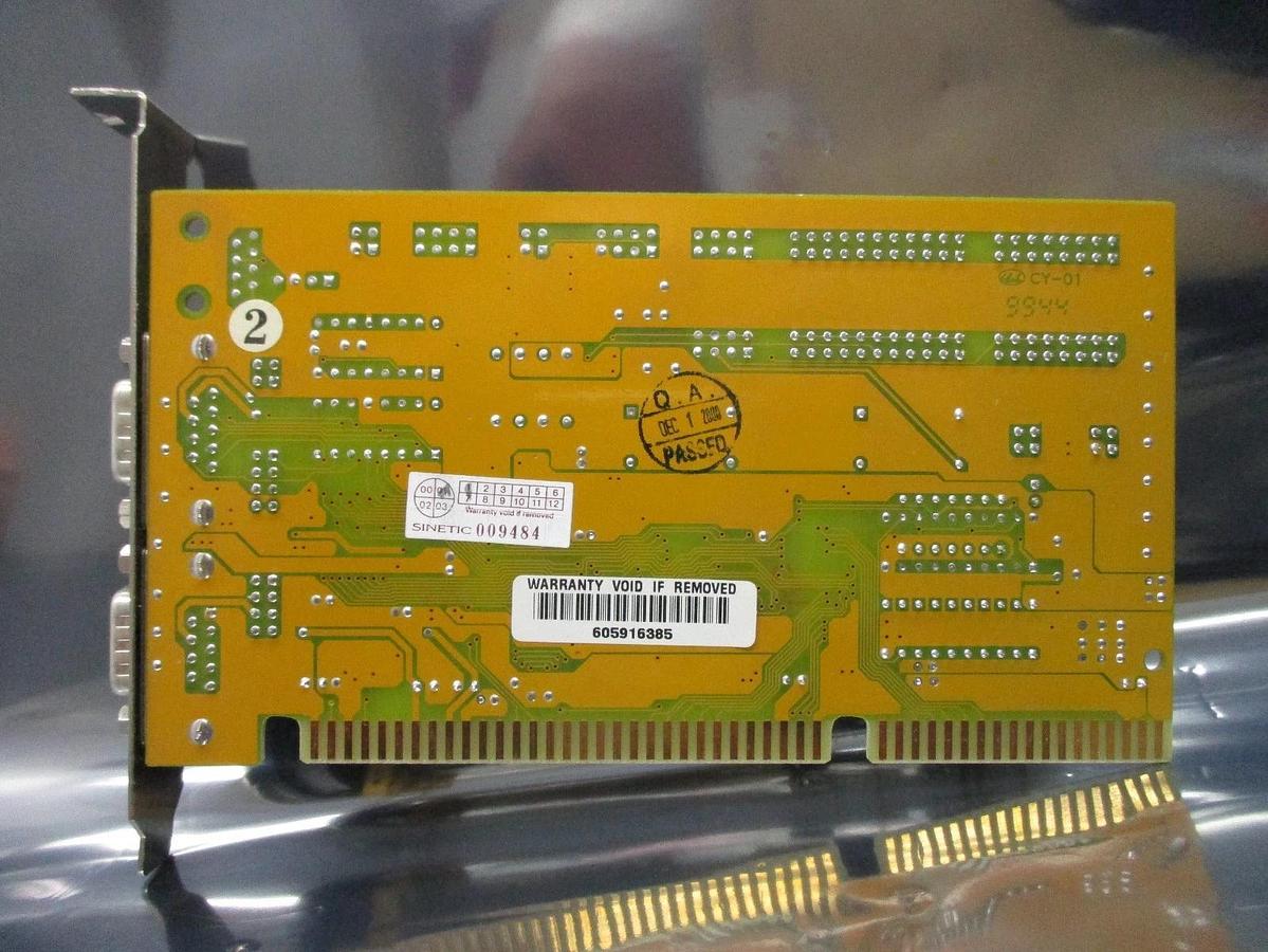 Used StarTech CI-5010 Twin Serial Port RS232 ISA PC Interface PCB Card Used Working