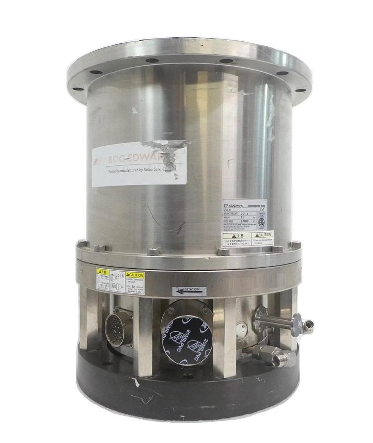 Used STP Edwards STP-A2203W1-U Turbomolecular Pump 116000 Hours Tested Working Spare