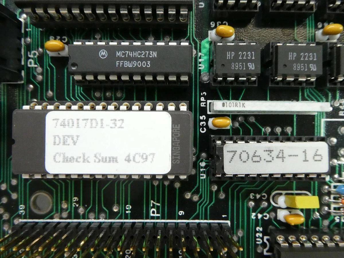 Used SVG Silicon Valley Group 80166F02-1 DEV Station CPU BD PCB Card 90S DUV Working
