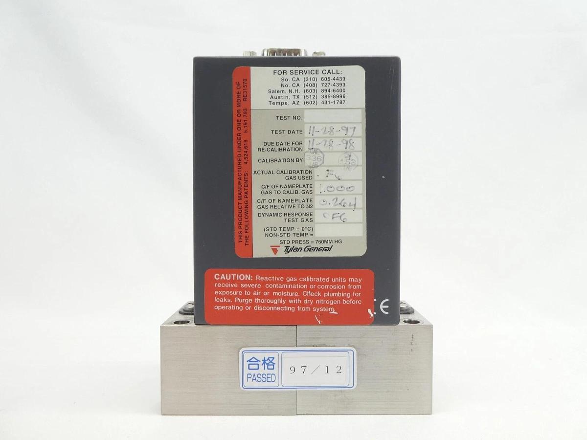 Used Tylan FC-2979MEP5 Mass Flow Controller MFC 200 SCCM SF6 Reseller Lot of 8 Spare