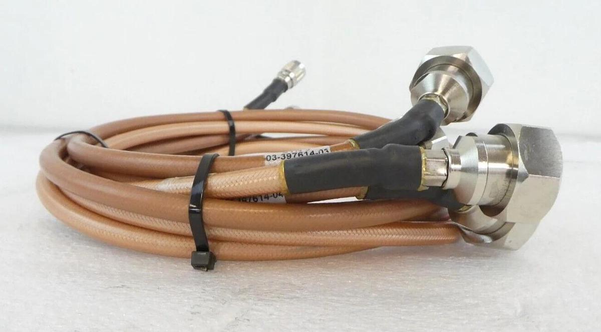 Used Novellus SIRF RF Generator Cable Set of 4 03-397614-01 03-397614-04 Working