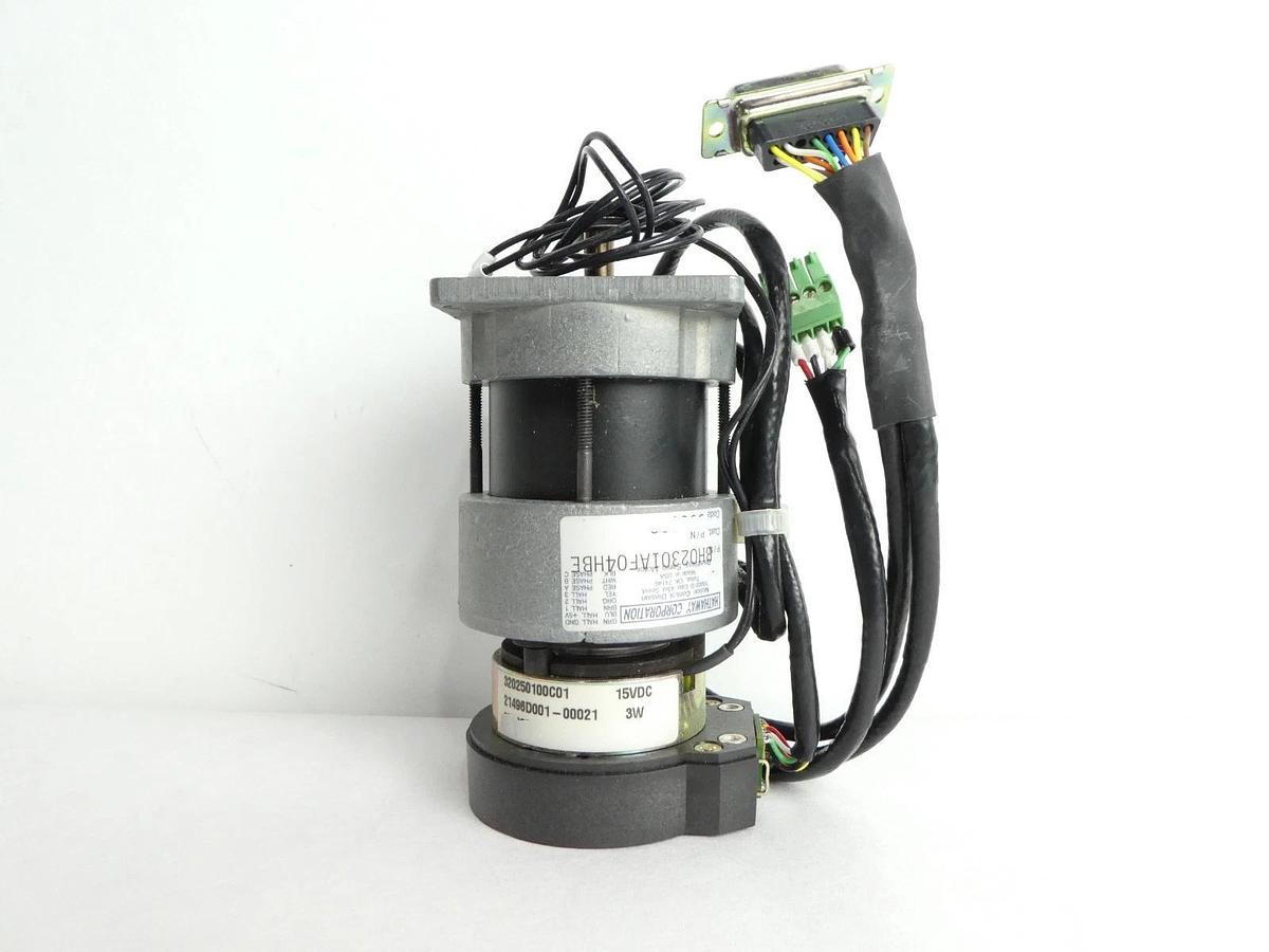 Used Hathaway BH02301AF04HBE Servo Motor w/ Brake 320250100C01 ASM T61105-2 Used