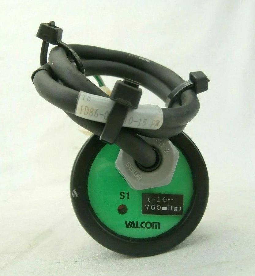 Used Valcom MPRN-(-10~760mmHg)-1VAO-4-TL Pressure Switch TEL ID86-003510-15 Used