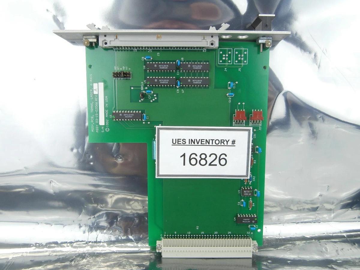 Used Ultratech Stepper 03-15-02066 6-Axis Laser Transition YP-Axis PCB Card 4700 Used