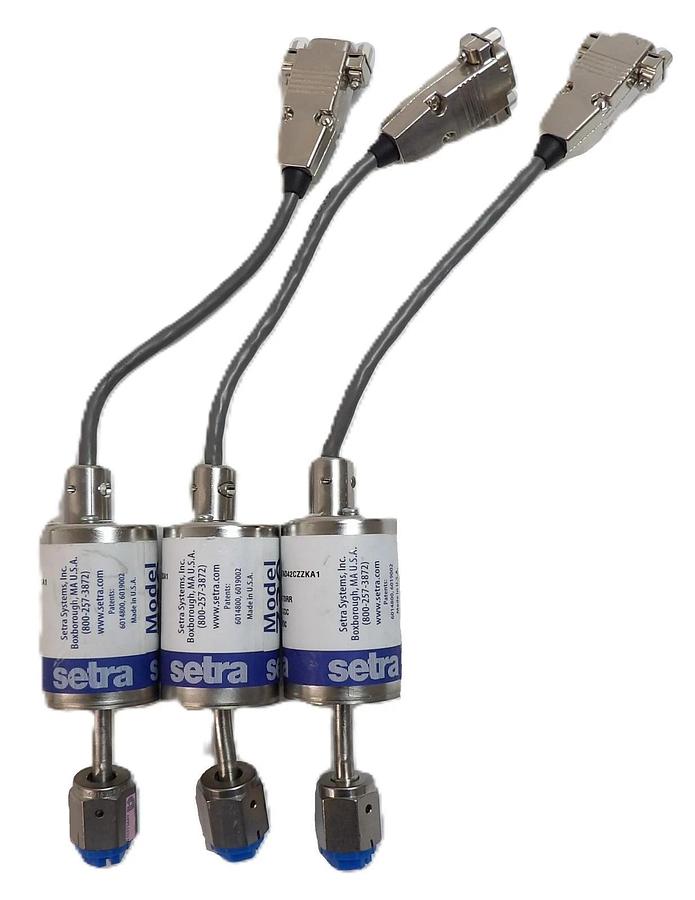 Used Setra 730G100TAD42CZZKA1 Pressure Transducer Model 730 Reseller Lot of 3 Working
