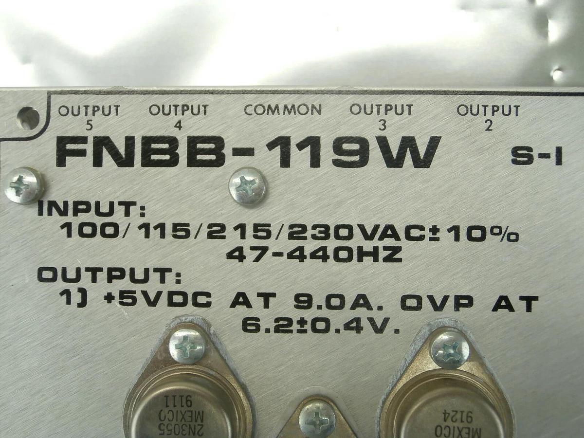 Used Condor FNBB-119W Open Frame Power Supply S-I Used Working