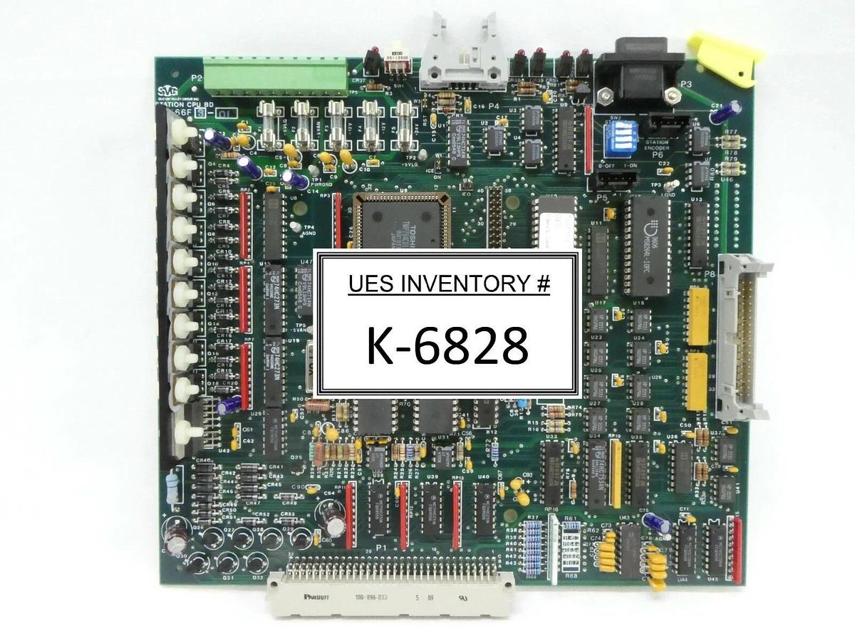 Used SVG Silicon Valley Group 80166F3-01 Station CPU BD PCB DEV 74017D1-32 90S Spare