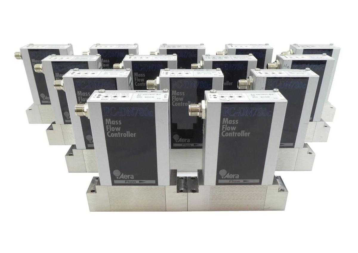 Used Aera FC-DN780C-BA Mass Flow Controller MFC Lot of 14 AMAT 3030-14005 0190-26312