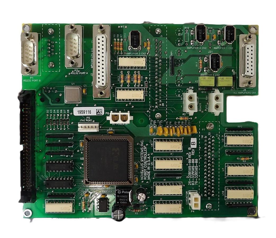 Used Novellus 03-338505-00 Robot Controller PCB Assembly Working Surplus
