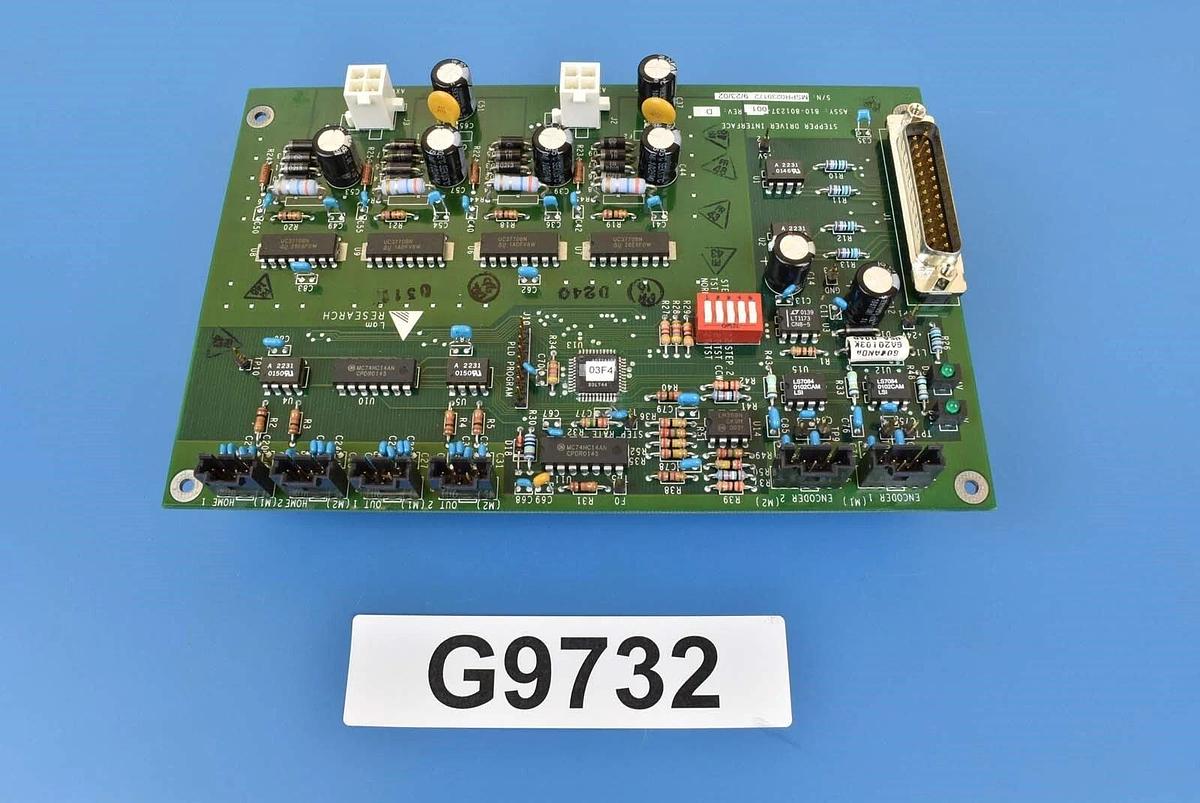 Used LAM Research 810-801237 PCB Stepper Driver Interface
