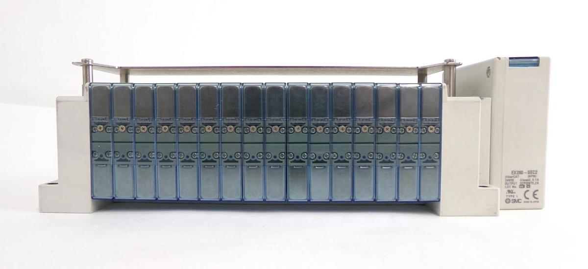 Used SMC SS5Y3-DUQ00526 16-Port Ethercat Pneumatic Manifold Lot of 2 Working