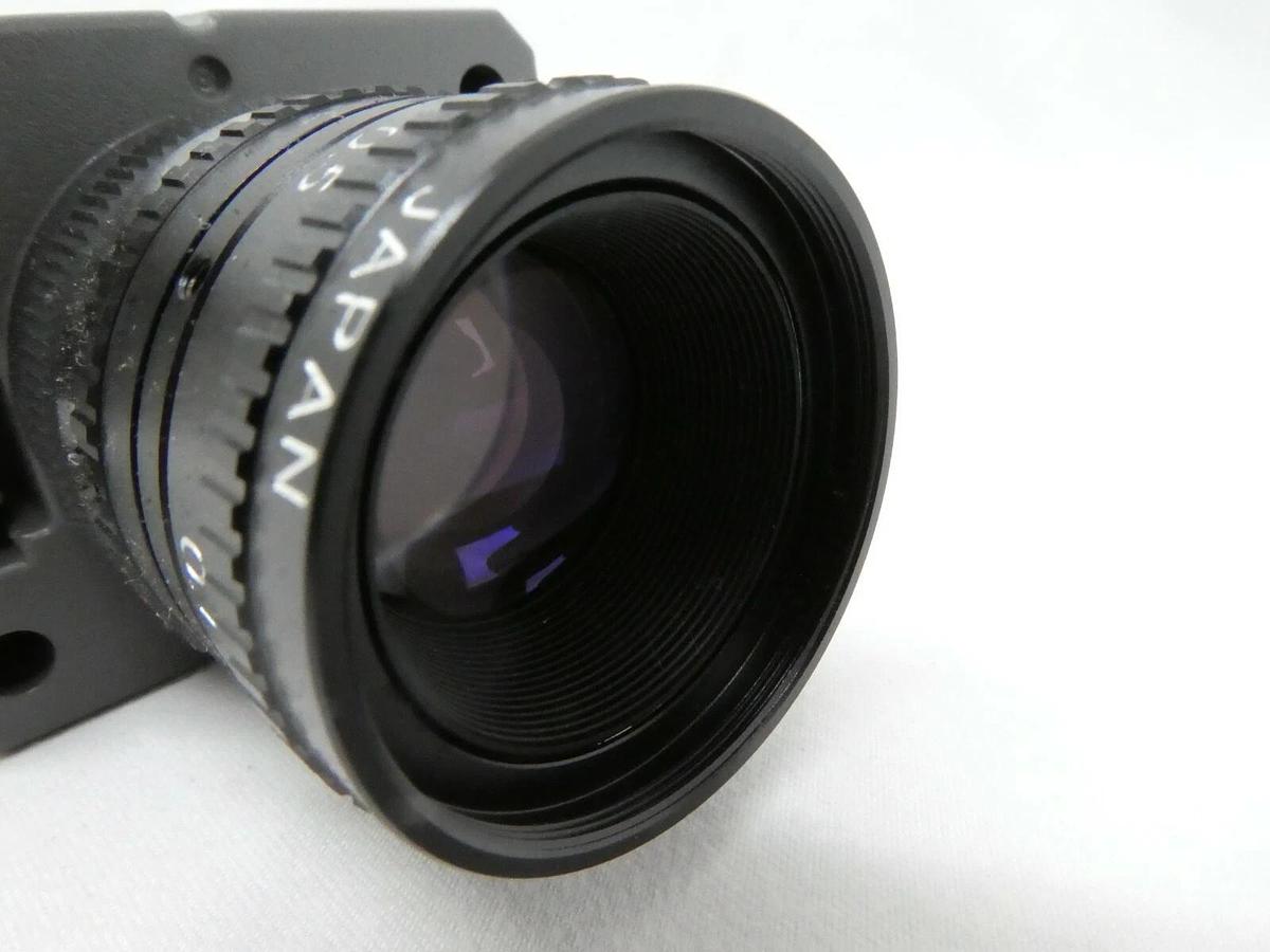 Used Omron V400-F050 2D Code Reader C-Mount with 25mm TV Lens Nikon NSR-610C Working