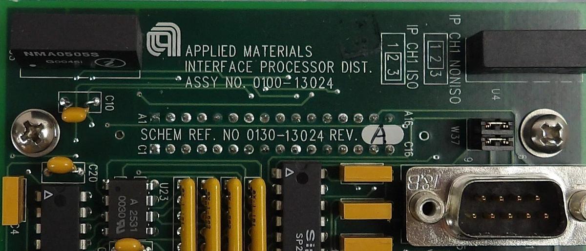 Used AMAT Applied Materials 0100-13025 Serial/Video Distribution PCB 0100-13024 Spare