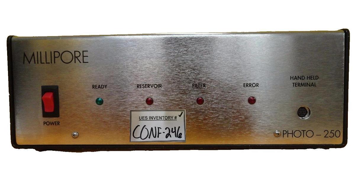 Used Millipore SPECIAL Photoresist Pump Controller Photo-250 Tested Working Surplus