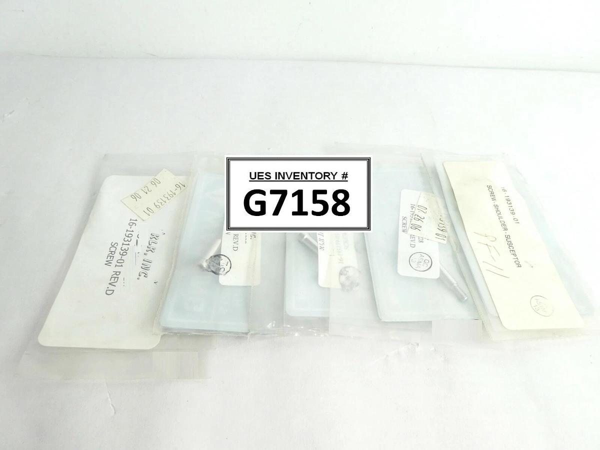 ASM 16-193139-01 Susceptor Shoulder Screw Reseller Lot of 5 New Surplus