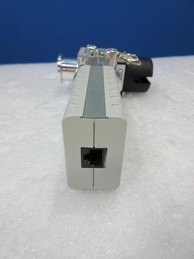 Used Edwards C31315000 Isolation Valve with D02384000 Pirani Gauge Used Working
