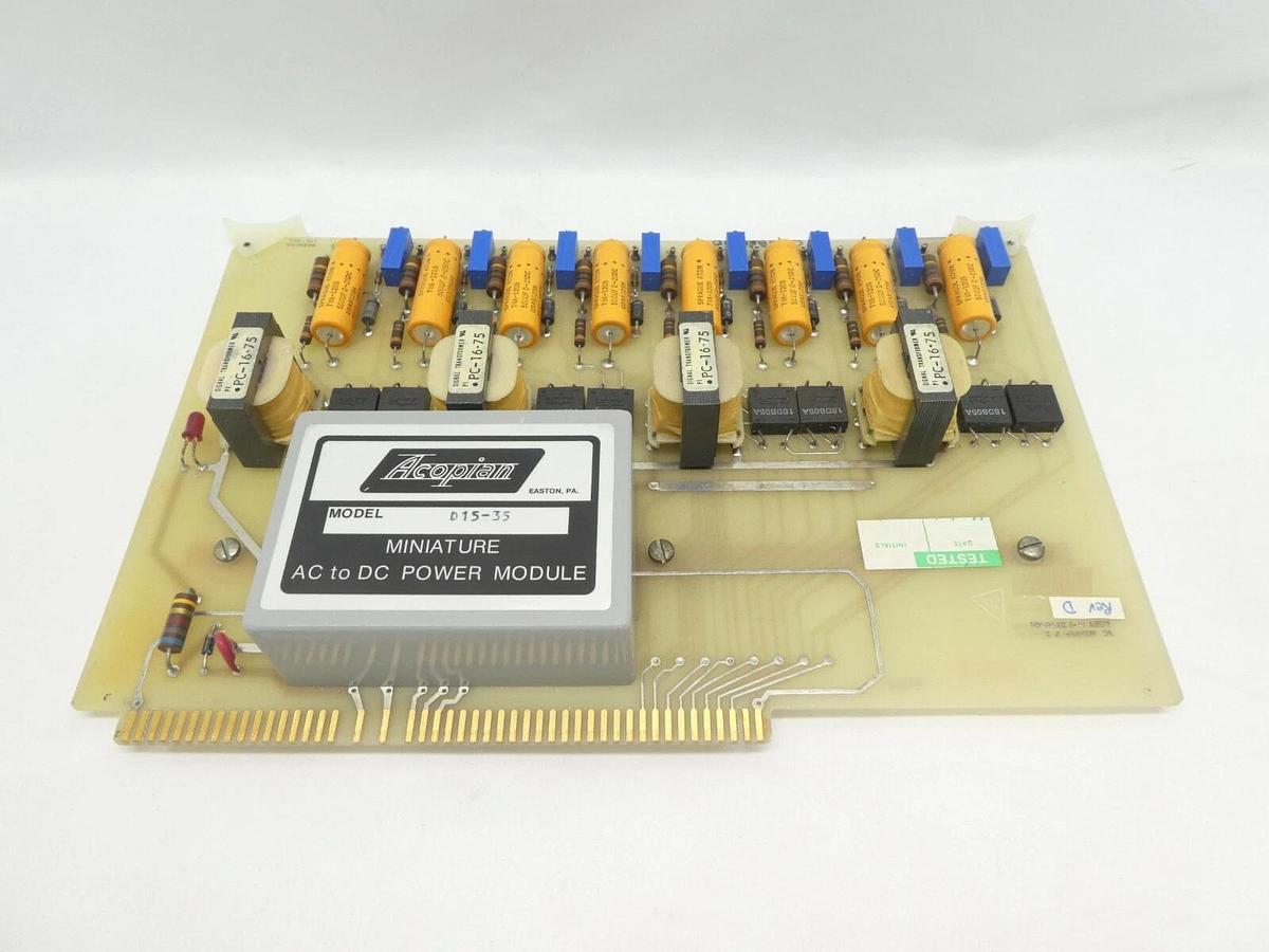 Used Varian Semiconductor VSEA D-F3104001 TC Heater Power Supply PCB Rev. D Working