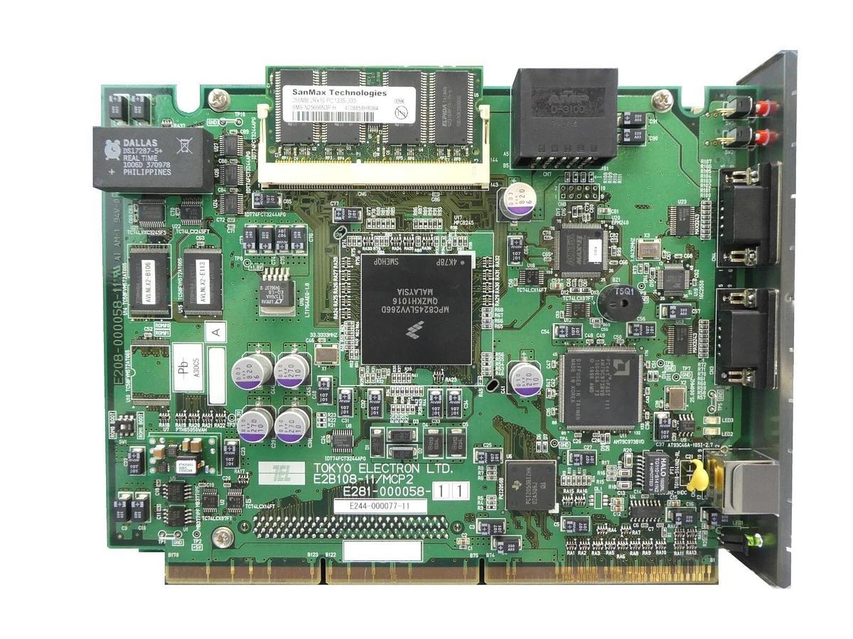 Used TEL Tokyo Electron E244-0000770-11 CPU PCB E281-000058-11 E281-000059-11 Working