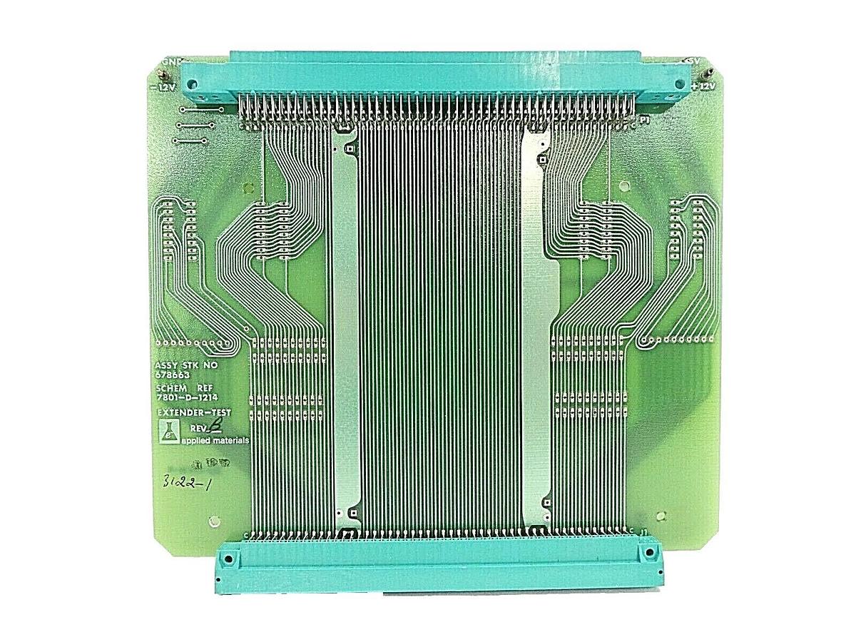 Used AMAT Applied Materials 678663 Test Extender Board PCB Working Surplus