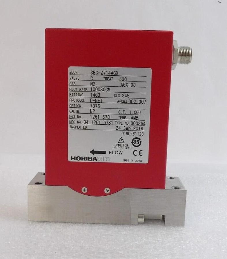 Used Horiba STEC SEC-Z714AGX Mass Flow Controller MFC Z700 Lot of 8 Working Spare