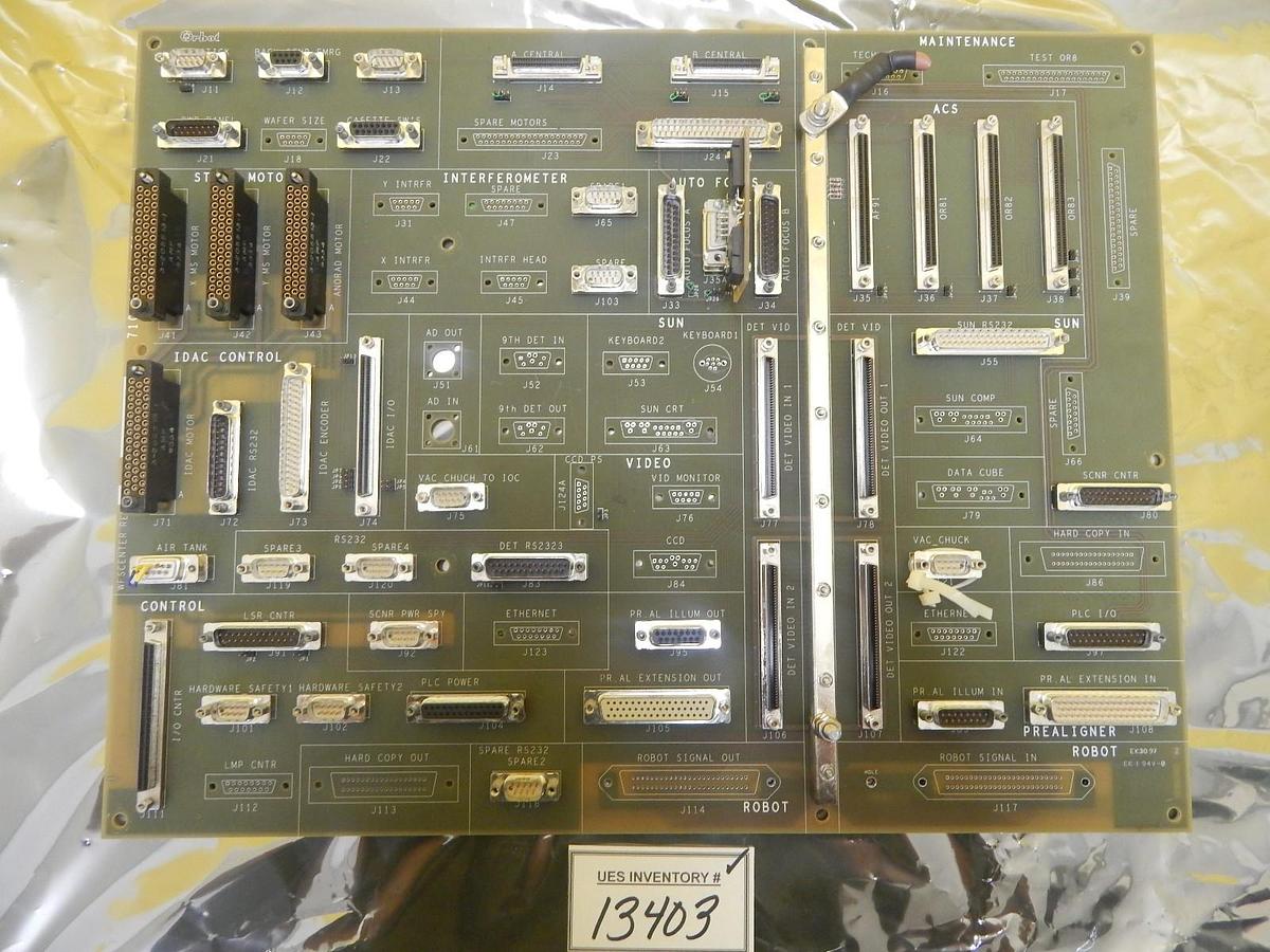 Used Orbot 710-26811-DD WFSCENTER Backplane PCB Board AMAT WF 736 DUO Used
