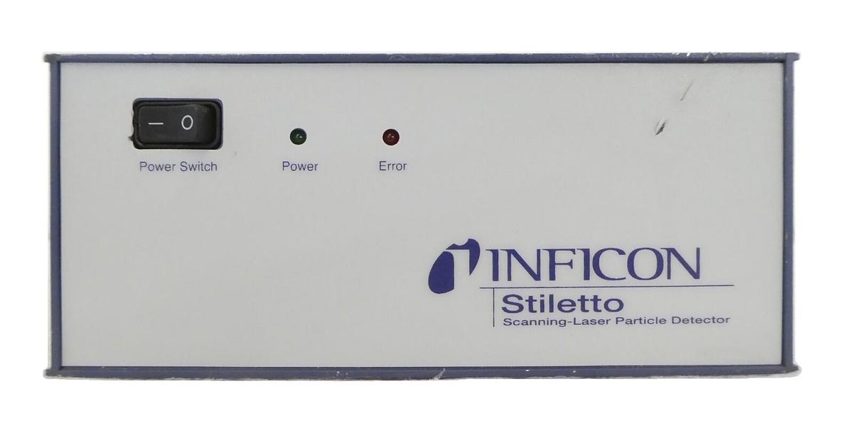 Used Inficon Stiletto Box Scanning-Laser Particle Detector Untested Spare Surplus