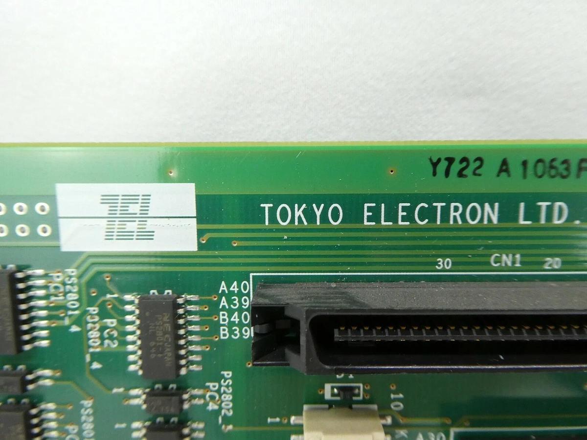 Used TEL Tokyo Electron 3D81-050029-V1 Signal Relay PCB TYB62D-4/PS2 Working Spare