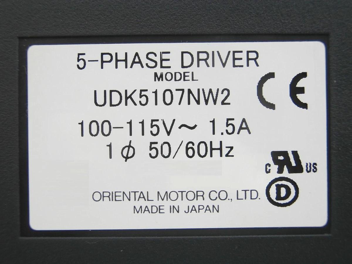 Used Oriental Motor UDK5107NW2 5-Phase Driver VEXTA Working Spare