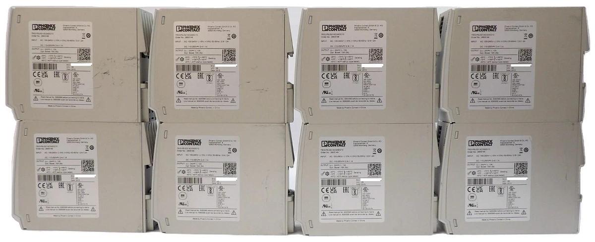 Used Phoenix Contact 2903149 Power Supply TRIO-PS-2G/1AC/24DC/10 Lot of 8 Working