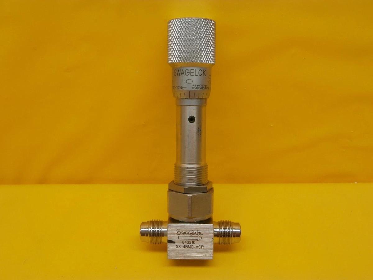 Used Swagelok SS-4BMG-VCR Metering Bellows Sealed Valve NUPRO Used Working