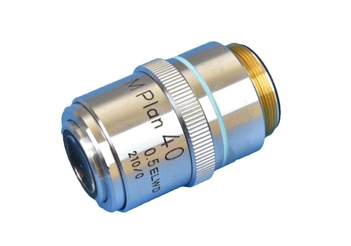 Used Nikon Precision M Plan 40 0.5 ELWD Microscope Objective 210/0 Working Surplus