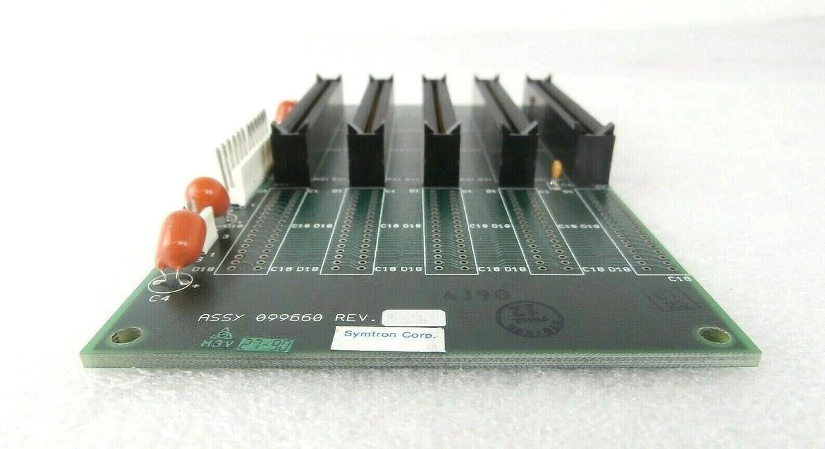 Used Symtron 099660 5-Slot Backplane PCB Tencor Surfscan 7000 KLA-Tencor Working