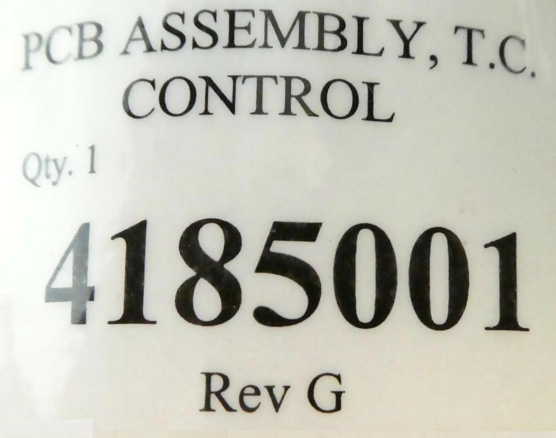 Varian Semiconductor VSEA 4185001 TC Control PCB Card Rev. G New Surplus