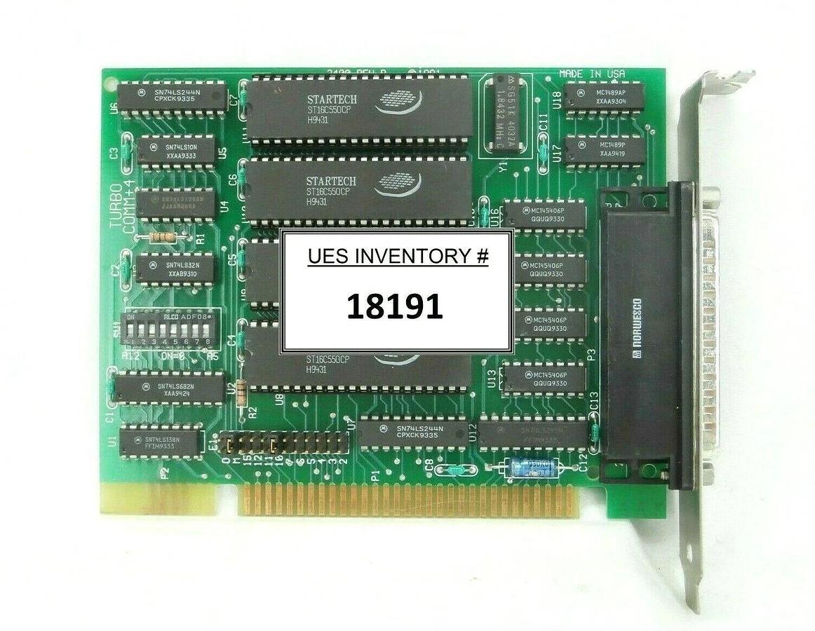 Used Plasma-Therm 3400 TURBO COMM+4 Board PCB Card Clusterlock 7000 Working Spare