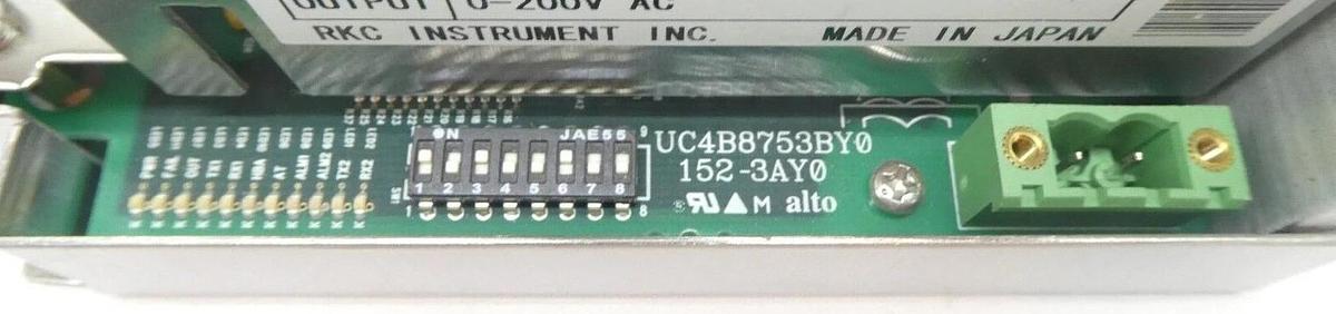 Used RKC Instrument REX-B875-CS1A2 Temperature Controller TEL Lithius Working Surplus