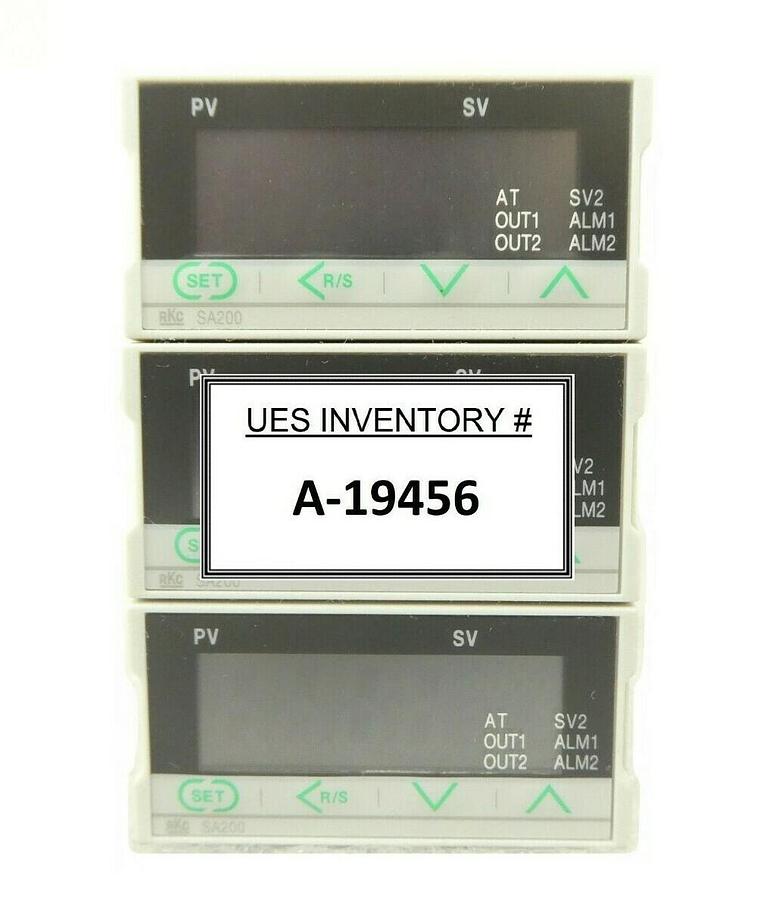 Used RKC FK02-M*AN-NN Digital Temperature Controller SA200 Lot of 3 TEL Trias Working