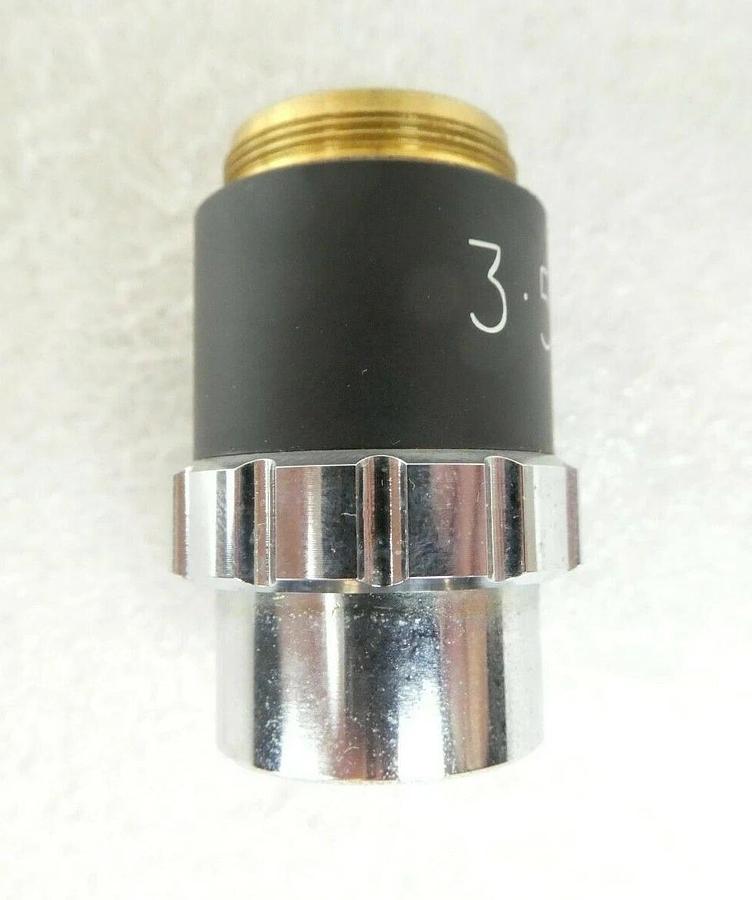 Used Bio-Rad 3.5/0.06 Microscope Objective Quaestor Q7 Measurement System Working