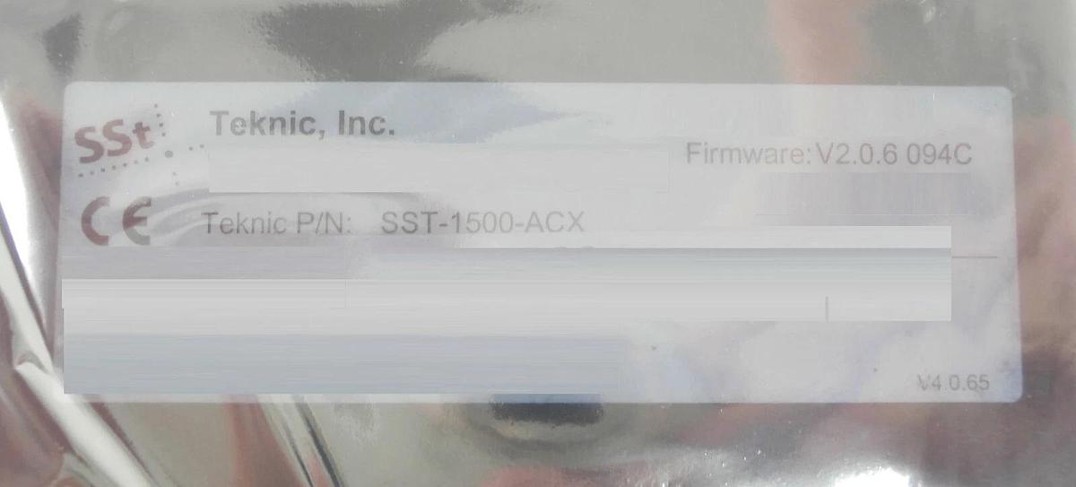 Refurbished Teknic SST-1500-AXC Servo Drive SSt ServoStepper Delta Design 104574 Refurbished